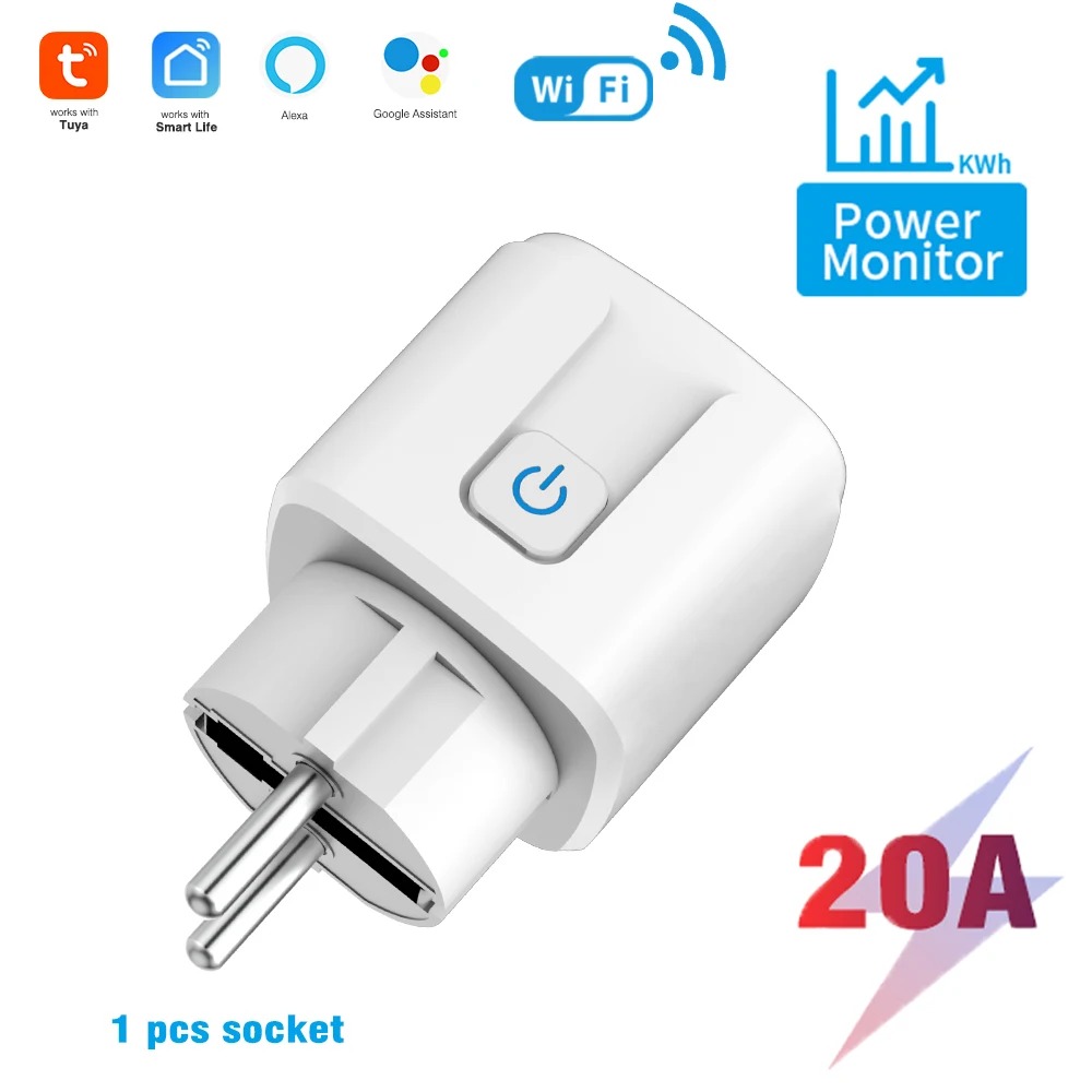 Digit Shop WiFi Smart Plug 20A with voice control